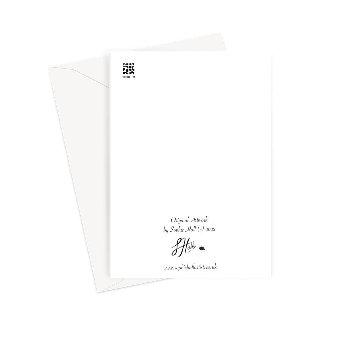 Reindeer Large Christmas Card Greeting Card