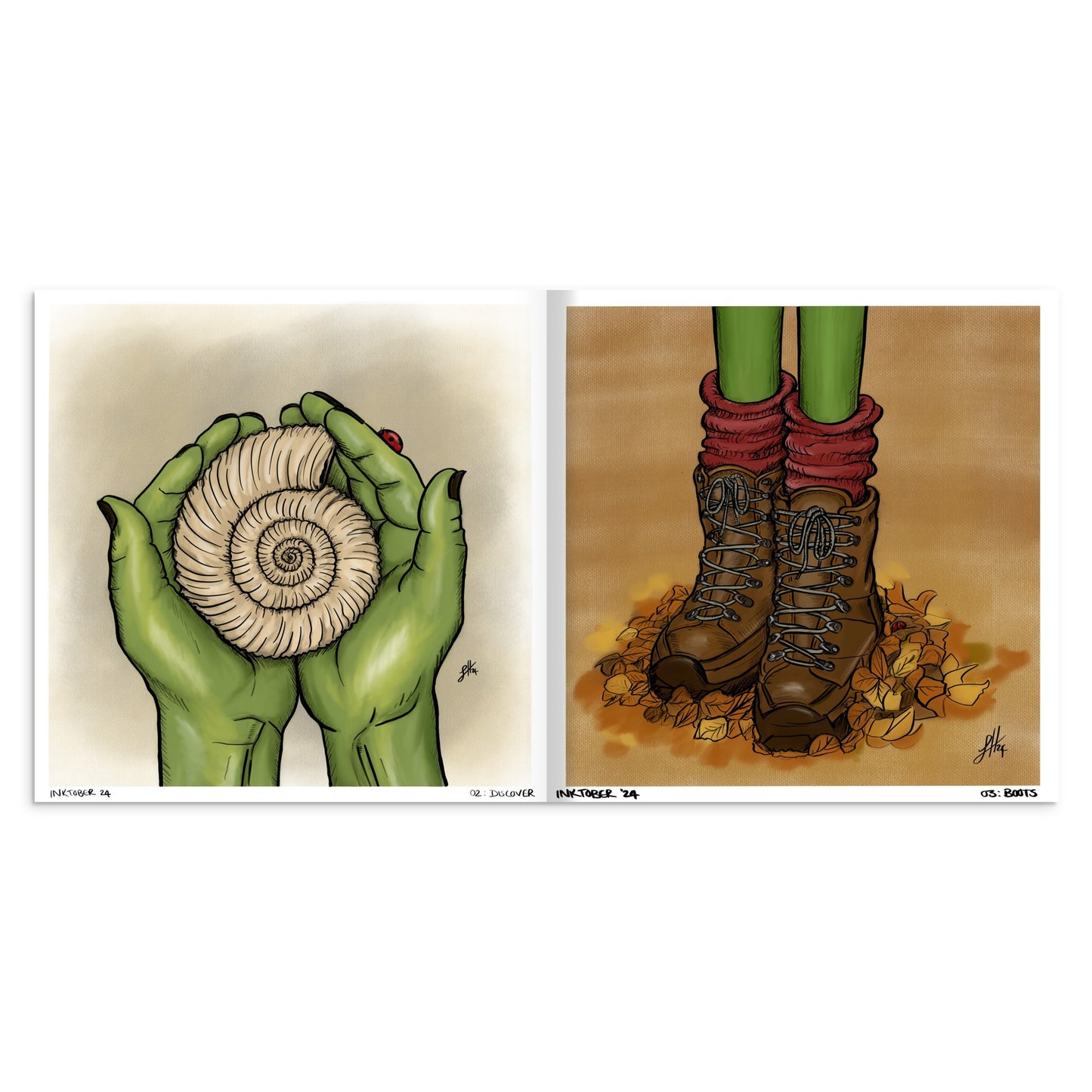 Sneak peek of The Adventures of Gormlin picture book by Sophie Hall.
