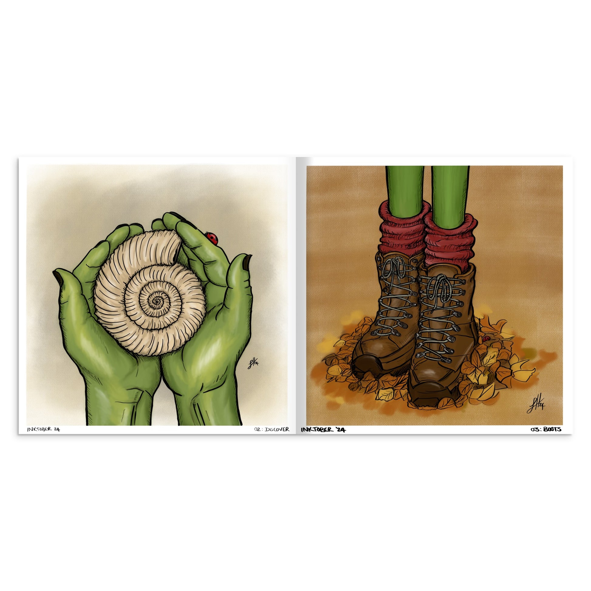 Sneak peek of The Adventures of Gormlin picture book by Sophie Hall.