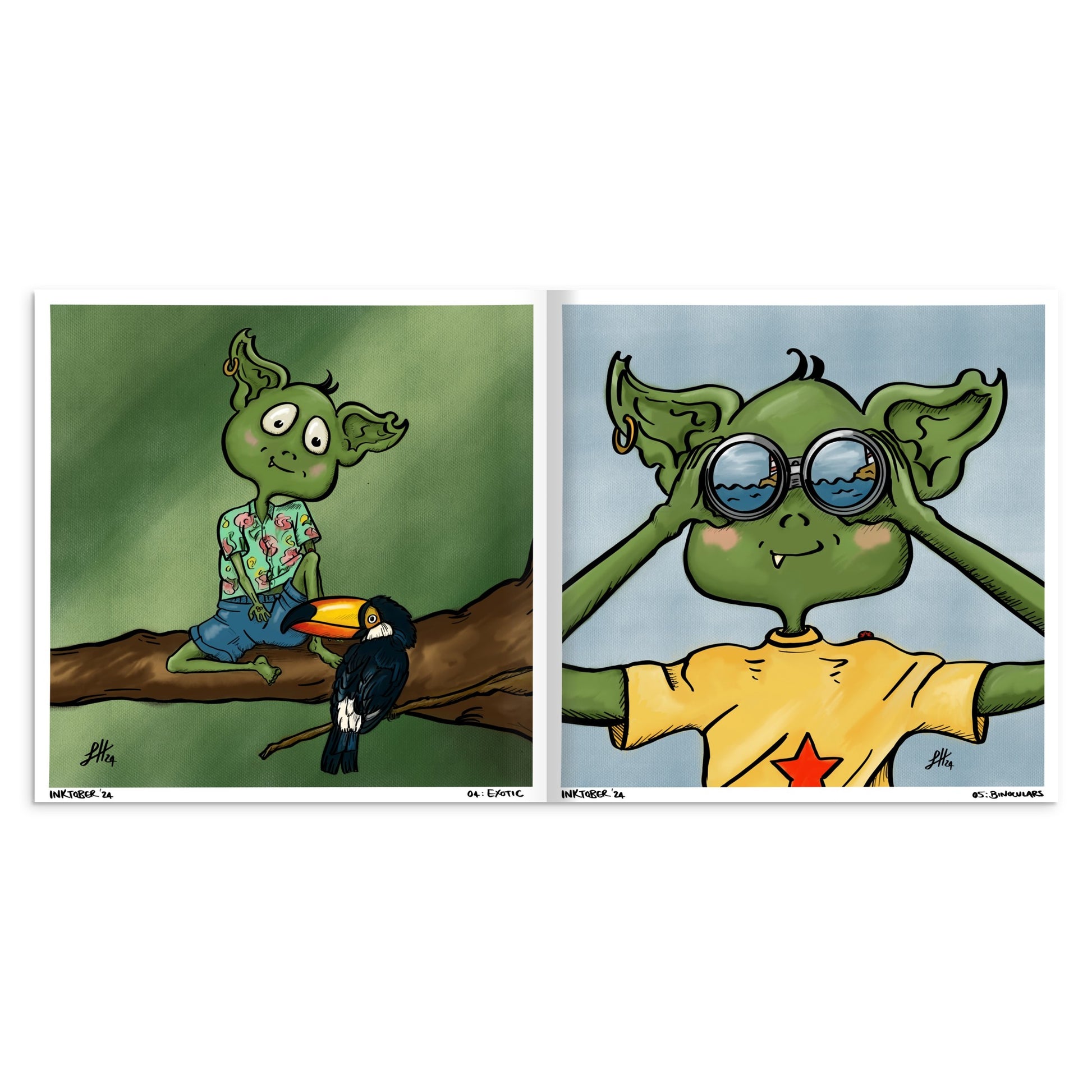 Sneak peek of The Adventures of Gormlin picture book by Sophie Hall.