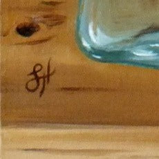 Coral Rose Oil Painting