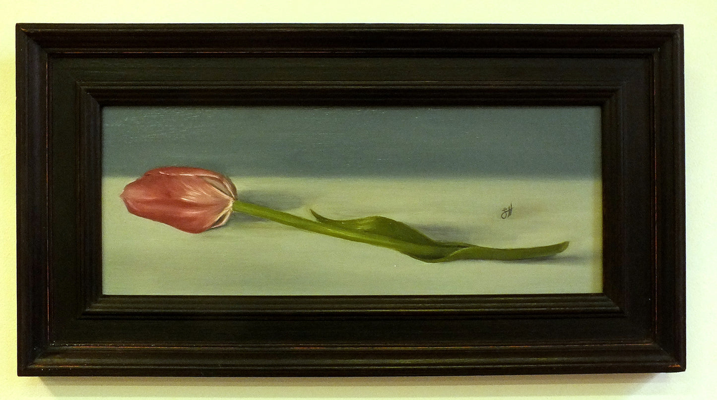 Pink Tulip Oil Painting